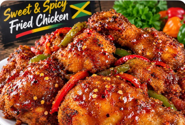Sweet And Spicy Chicken.