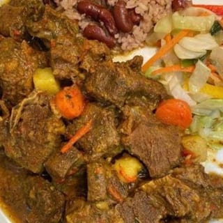 Curry Goat Plate