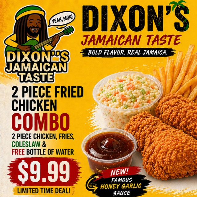 2 Piece Fried Chicken Combo.