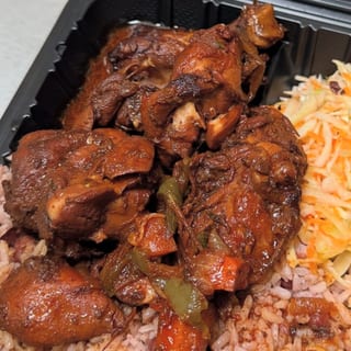 Brown Stew Chicken Lunch Special