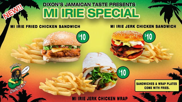 Irie Chicken Sandwich.