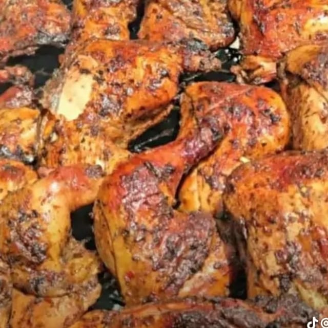 Small Jerk Chicken Plate.